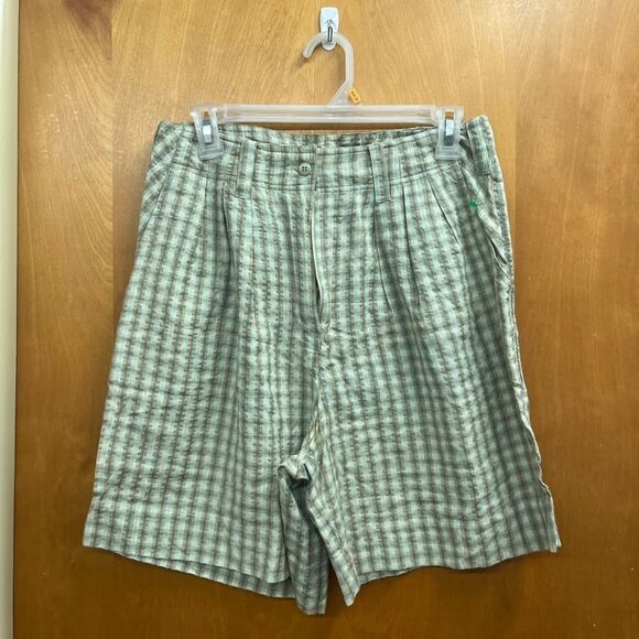 Melbourne vintage Plaid Flat Front Shorts - Picture 1 of 3